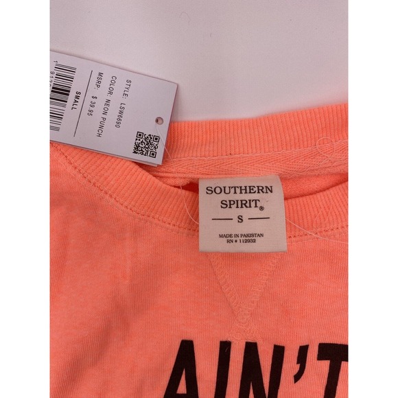 Southern Spirit Collection Tshirt Orange Ain't Nobody Like A Homebody Size Small - Picture 2 of 5